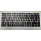 Notebook keyboard for HP EliteBook Folio 1040 G3 big 'Enter' with silver frame backlit