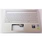 Notebook keyboard for HP Pavilion 15-CC with topcase silver pulled