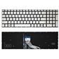 Notebook keyboard for HP Pavilion 15-DA 15-DB 15-DK 15-CX Silver with backlit