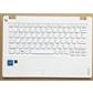Notebook keyboard for Lenovo IdeaPad 100S-11IBY with white topcase pulled