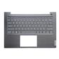 Notebook keyboard for Lenovo ThinkBook 14-IIL with topcase grey pulled