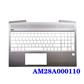 Notebook Palm Rest Cover For HP ZBook 15v G5 Mobile Workstation TPN-C134 AM28A000110 Silver