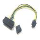 8Pin to 24Pin & IDE Power Supply Cable for Dell Inspiron 3650 & etc.