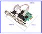 DIEWU PCI-E Serieel/Parallel Controller Kaart met Low Profile bracket