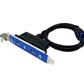 USB 3.0 Bracket 2-Poort, 20-Pin (with an empty-Pin)