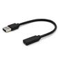 USB 3.1 Type-A to USB-C (single side, not support video output) M/F Adapter, 20CM, Black